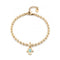 Emotions 18k Gold Plated Elastic Anklet Ball Fittings Anklet TOB0030ORO000UNOde50TOB0030ORO000