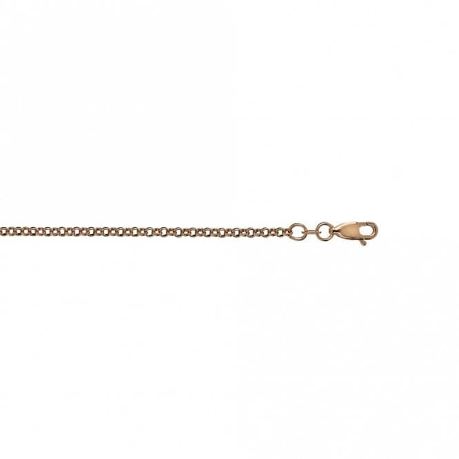 Emozioni 16 - 18" Rose Gold Plated Silver Belcher Chain CH013EmozioniCH013