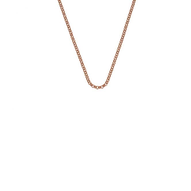 Emozioni 16 - 18" Rose Gold Plated Silver Belcher Chain CH013EmozioniCH013