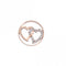Emozioni Double Heart Coin 25mm EC422EmozioniEC422
