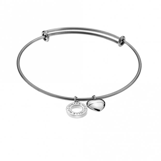 Emozioni Silver Plated Bangle EB007EmozioniEB007