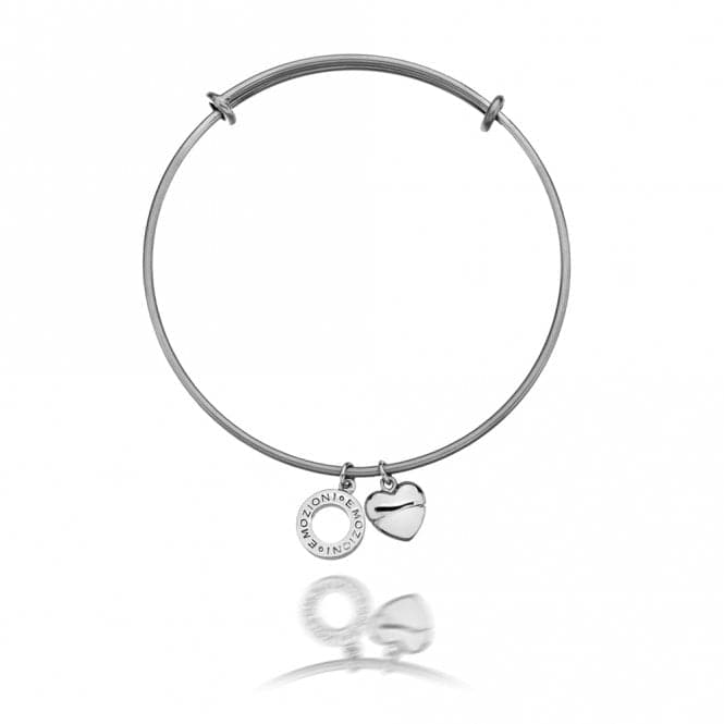 Emozioni Silver Plated Bangle EB007EmozioniEB007