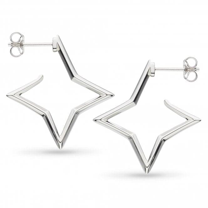 Empire Astoria Star Outline Hoop Stud Earrings 60407RPKit Heath60407RP