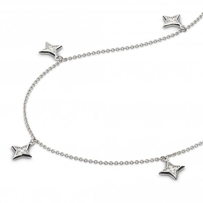 Empire Astoria Starburst Cubic Zirconia Stars 17" Necklace 90413CZKit Heath90413CZ