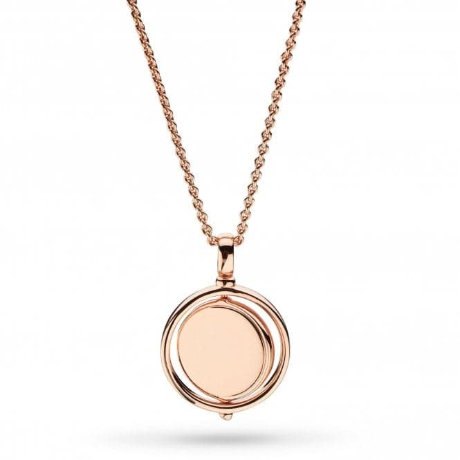 Empire Revival Round Spinner Rose Gold Plate 17" Necklace 90385RGKit Heath90385RG029