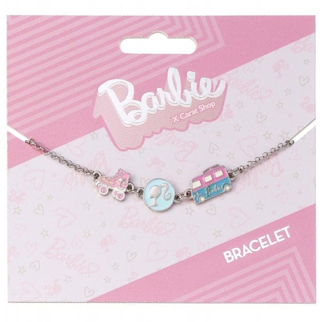 Enamelled Fun Silhouette Skate Camper Van Charm Bracelet BMCB0009BarbieBMCB0009