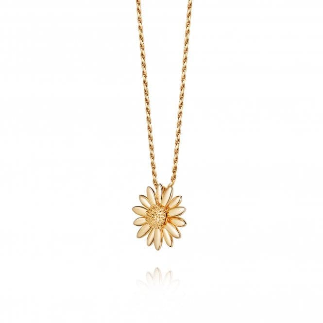 English Daisy 18ct Gold Plate Necklace N2005_GPDaisyN2005_GP