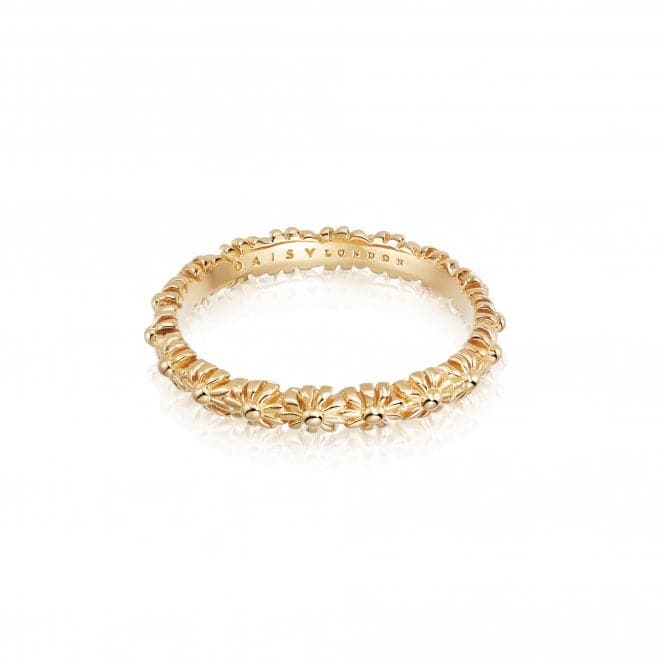 English Daisy 18ct Gold Plated Ring SR414_GPDaisySR414_GP_L