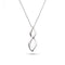 Entwine Twine Link Duo Petite Necklace 91141RPKit Heath91141RP