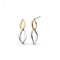 Entwine Twine Link Golden Drop Earrings 61142GRPKit Heath61142GRP