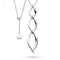 Entwine Twine Twist Trio Link Necklace 90229RPKit Heath90229RP