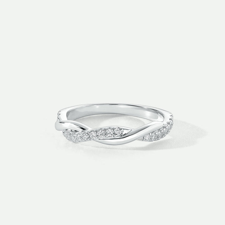 Erin | 9ct White Gold 0.19ct tw Lab Grown Diamond RingCreated BrillianceBA0073120 - O