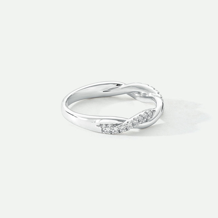 Erin | 9ct White Gold 0.19ct tw Lab Grown Diamond RingCreated BrillianceBA0073120 - O