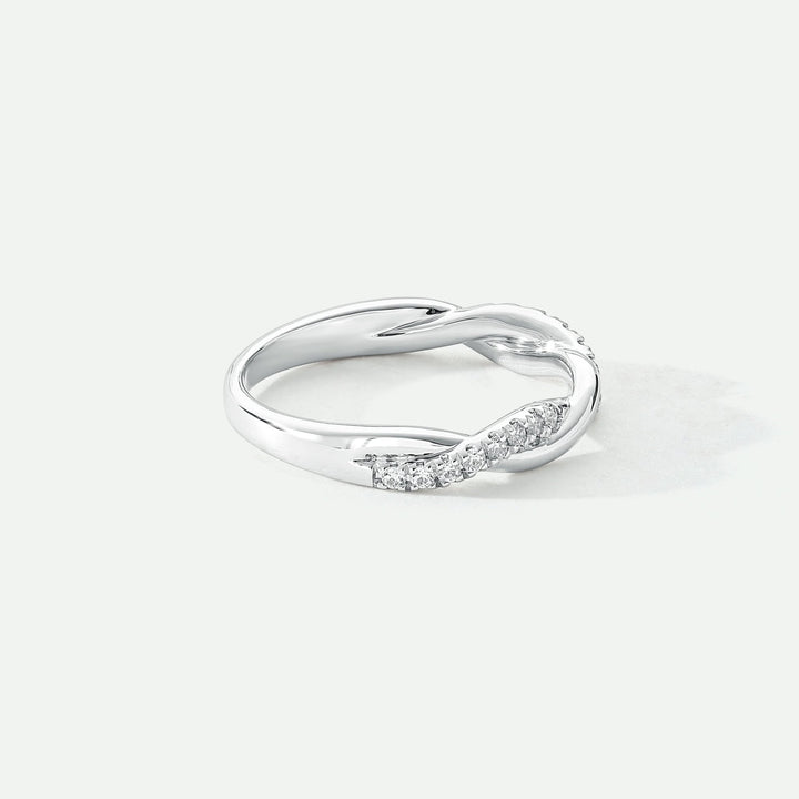 Erin | 9ct White Gold 0.19ct tw Lab Grown Diamond RingCreated BrillianceBA0073120 - M