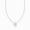 Essentials Sterling Silver Drop - Shaped White Zirconia Necklace KE2213 - 051 - 14 - L45VThomas Sabo Sterling SilverKE2213 - 051 - 14 - L45V
