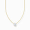 Essentials Sterling Silver Gold Plated White Zirconia Necklace KE2210 - 414 - 14 - L45VThomas Sabo Sterling SilverKE2210 - 414 - 14 - L45V