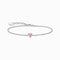 Essentials Sterling Silver Pink Heart - Shaped Zirconia Bracelet A2157 - 051 - 9 - L19VThomas Sabo Sterling SilverA2157 - 051 - 9 - L19V