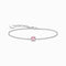 Essentials Sterling Silver Pink Zirconia Bracelet A2156 - 051 - 9 - L19VThomas Sabo Sterling SilverA2156 - 051 - 9 - L19V
