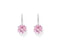 Essentials Sterling Silver Pink Zirconia Earrings H2287 - 051 - 9Thomas Sabo Sterling SilverH2287 - 051 - 9