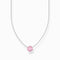 Essentials Sterling Silver Pink Zirconia Necklace KE2210 - 051 - 9 - L45VThomas Sabo Sterling SilverKE2210 - 051 - 9 - L45V