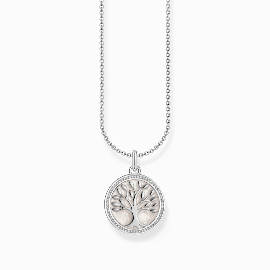 Essentials Sterling Silver Tree Of Love Enamel Necklace KE2220 - 007 - 21 - L45VThomas Sabo Sterling SilverKE2220 - 007 - 21 - L45V