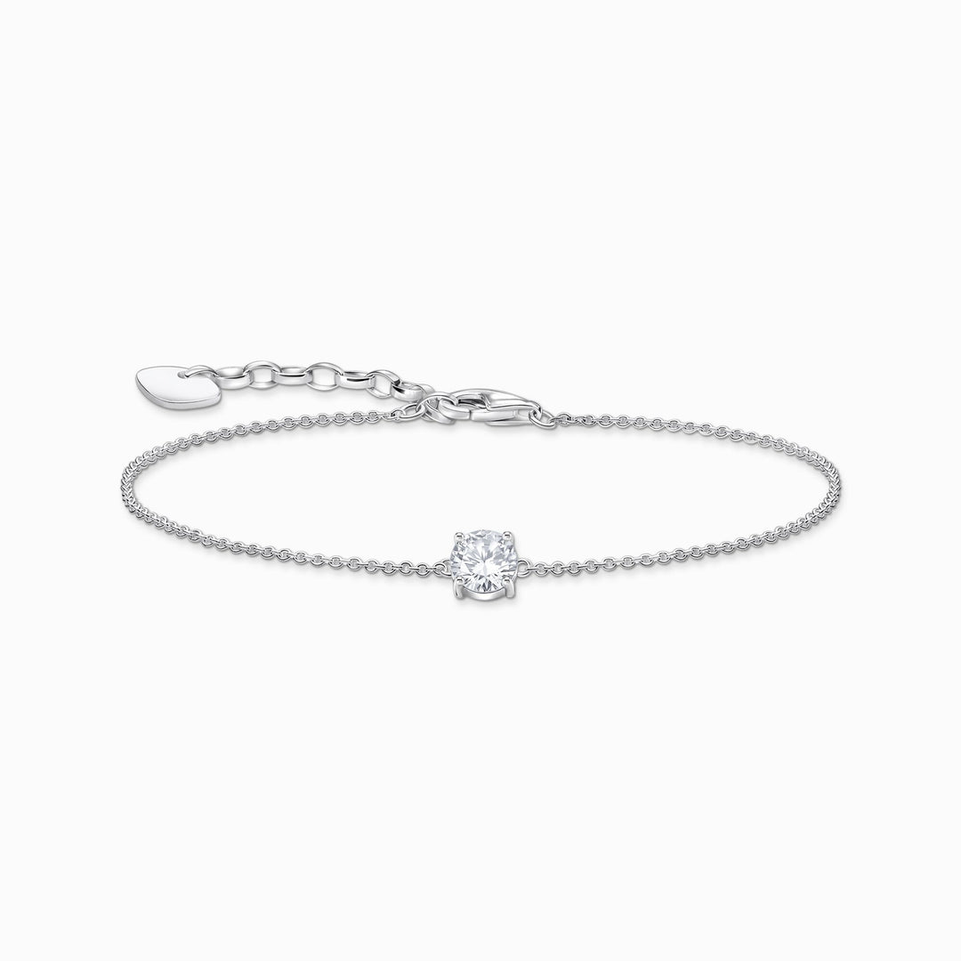 Essentials Sterling Silver White Zirconia Bracelet A2156 - 051 - 14 - L19VThomas Sabo Sterling SilverA2156 - 051 - 14 - L19V