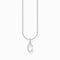 Essentials Sterling Silver With Zirconia letter C Pendant Necklace KE2242 - 051 - 14 - L45VThomas Sabo Charm ClubKE2242 - 051 - 14 - L45V