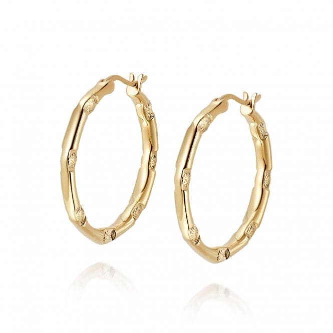 Estée Lalonde Goddess Glow Hoop 18ct Gold Plated Earrings 2ELE23_GPDaisy2ELE23_GP