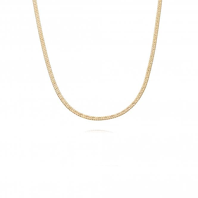 Estee Lalonde Short Snake Chain 18ct Gold Plated Necklace ELN08_GPDaisyELN08_GP