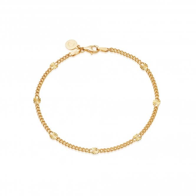 Estee Lalonde Sunburst Chain 18ct Gold Plated Bracelet ELBR07_GPDaisyELBR07_GP