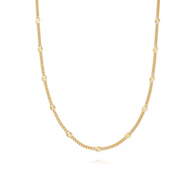 Estee Lalonde Sunburst Chain 18ct Gold Plated Necklace ELN10_GPDaisyELN10_GP