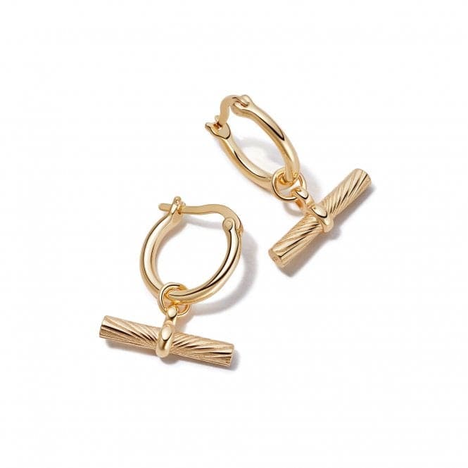 Estée Lalonde T Bar 18ct Gold Plated Earrings ELE03_GPDaisyELE03_GP