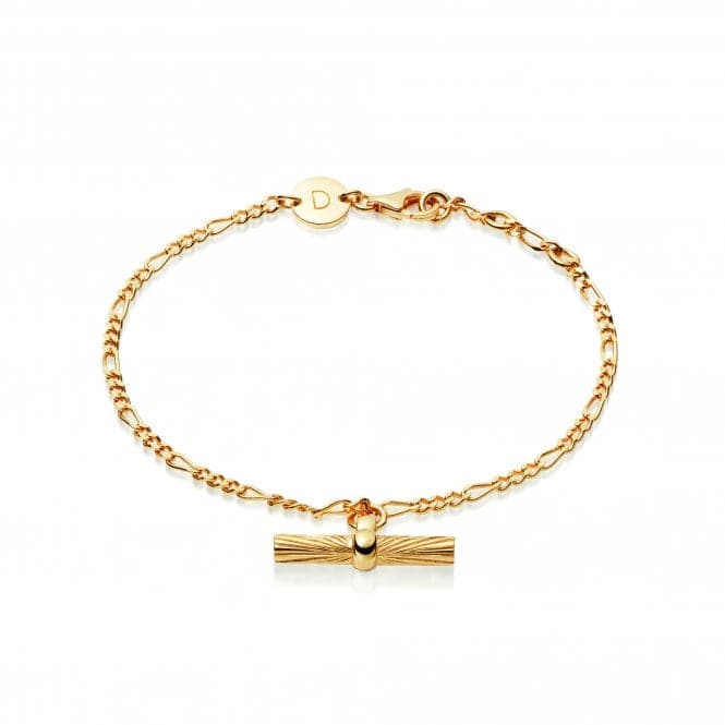 Estee Lalonde T Bar Drop 18ct Gold Plated Bracelet ELBR04_GPDaisyELBR04_GP