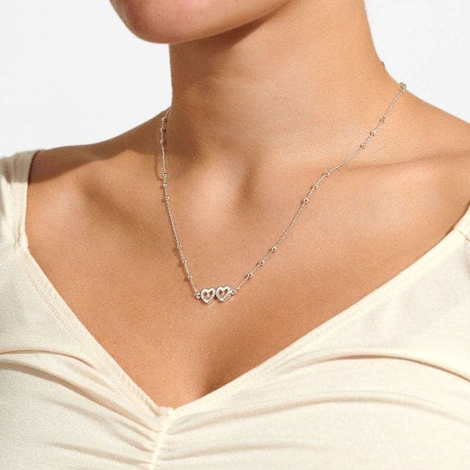 Every Day I Love You More Silver Plated 46cm + 5cm Necklace 6741Joma Jewellery6741