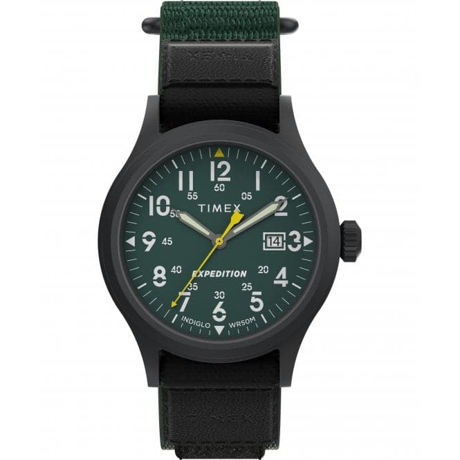 Expedition Scout Green Fabric Strap Watch TW4B29700Timex WatchesTW4B29700