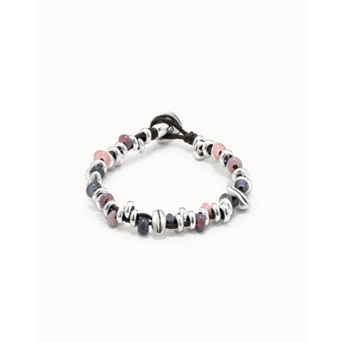 Experience Multicolor Crystal Natural Stone BraceletUNOde50PUL1615MCLMTL0L