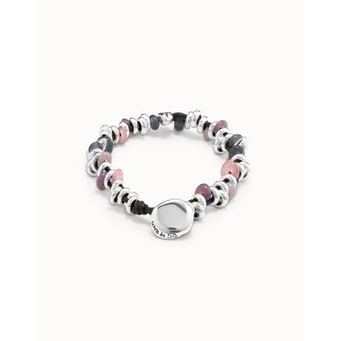 Experience Multicolor Crystal Natural Stone BraceletUNOde50PUL1615MCLMTL0L