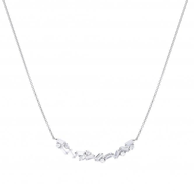 Fancy Baguette Scatter Neckace N4401DiamonfireN4401