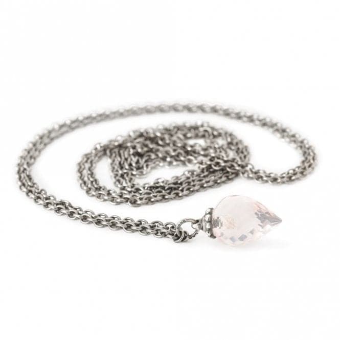 Fantasy Rose Quartz NecklaceTrollbeadsTAGFA - 00075 Size 60cm