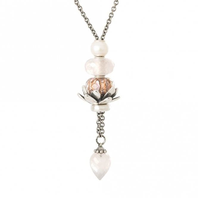 Fantasy Rose Quartz NecklaceTrollbeadsTAGFA - 00075 Size 60cm