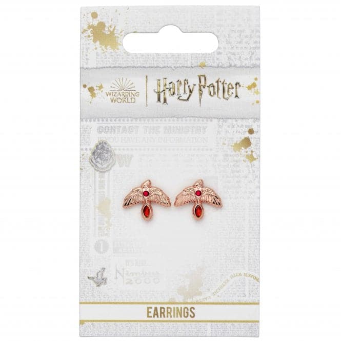 Fawkes Rose Gold Plated Stud Earrings WES00113Harry PotterWES00113