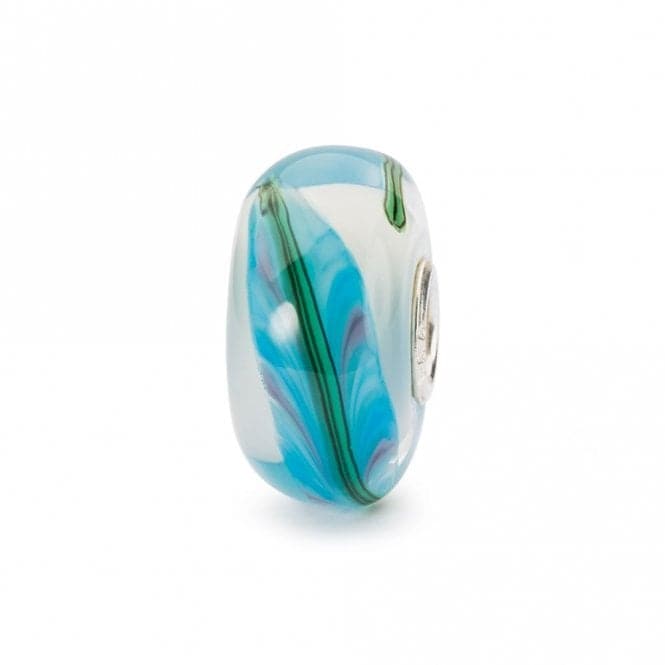 Feather of Presence Glass Bead TGLBE - 20295TrollbeadsTGLBE - 20295