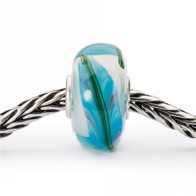 Feather of Presence Glass Bead TGLBE - 20295TrollbeadsTGLBE - 20295