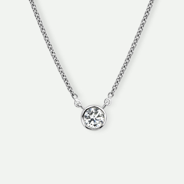 Felicity | 9ct White Gold 0.20ct tw Lab Grown Diamond NecklaceCreated BrillianceBA0071841
