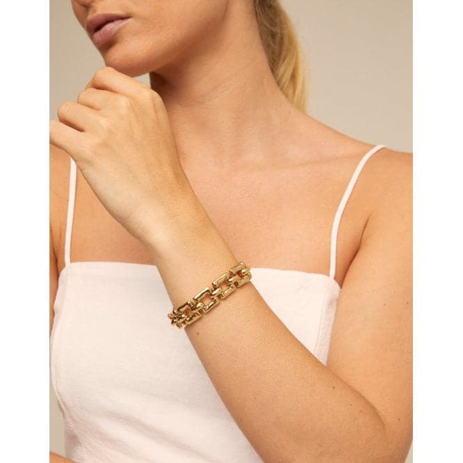 Femme Fatale Golden Metal BraceletUNOde50PUL2241ORO0000L