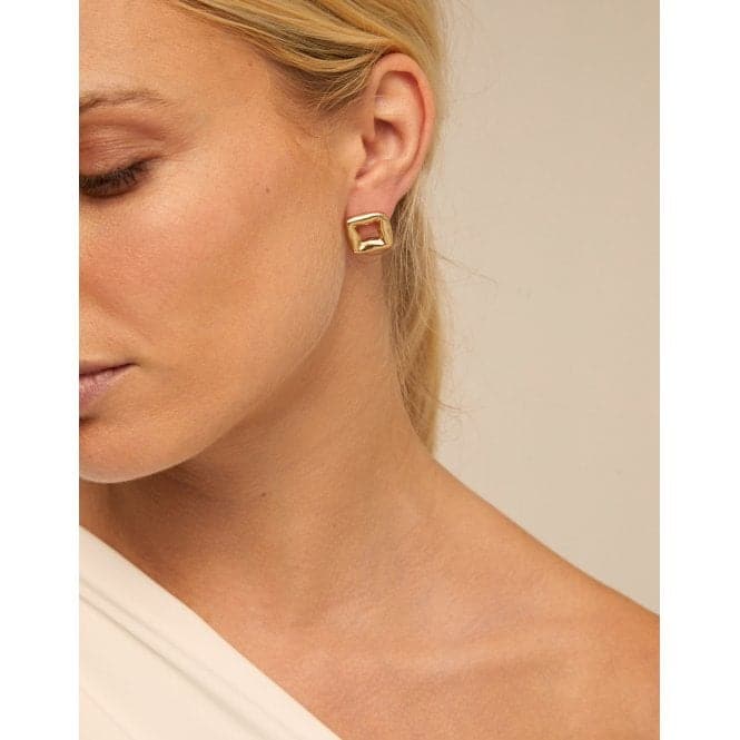 Femme Fatale Golden Metal EarringsUNOde50PEN0844ORO0000U