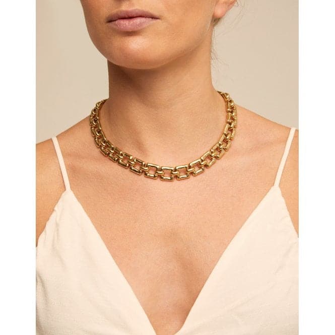 Femme Fatale Golden Metal NecklaceUNOde50COL1732ORO0000U