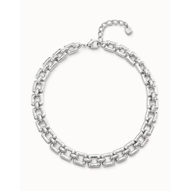 Femme Fatale Silver Metal NecklaceUNOde50COL1732MTL0000U