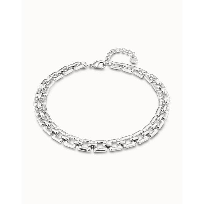 Femme Fatale Silver Metal NecklaceUNOde50COL1732MTL0000U