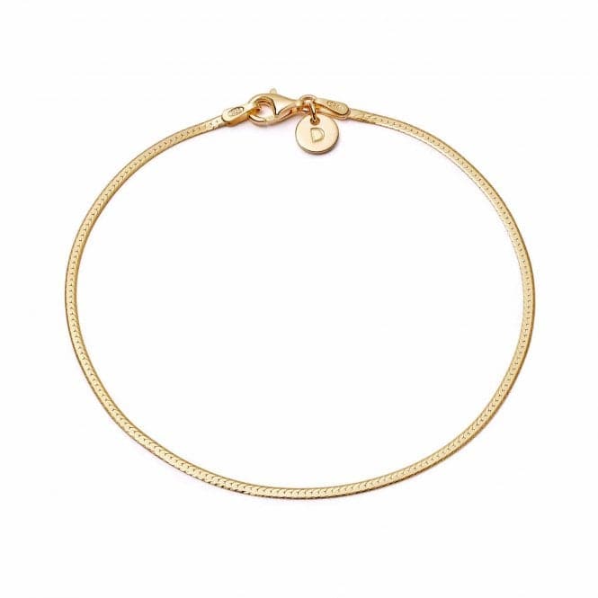 Fine Snake Chain 18ct Gold Plated Bracelet SBR06_GPDaisySBR06_GP